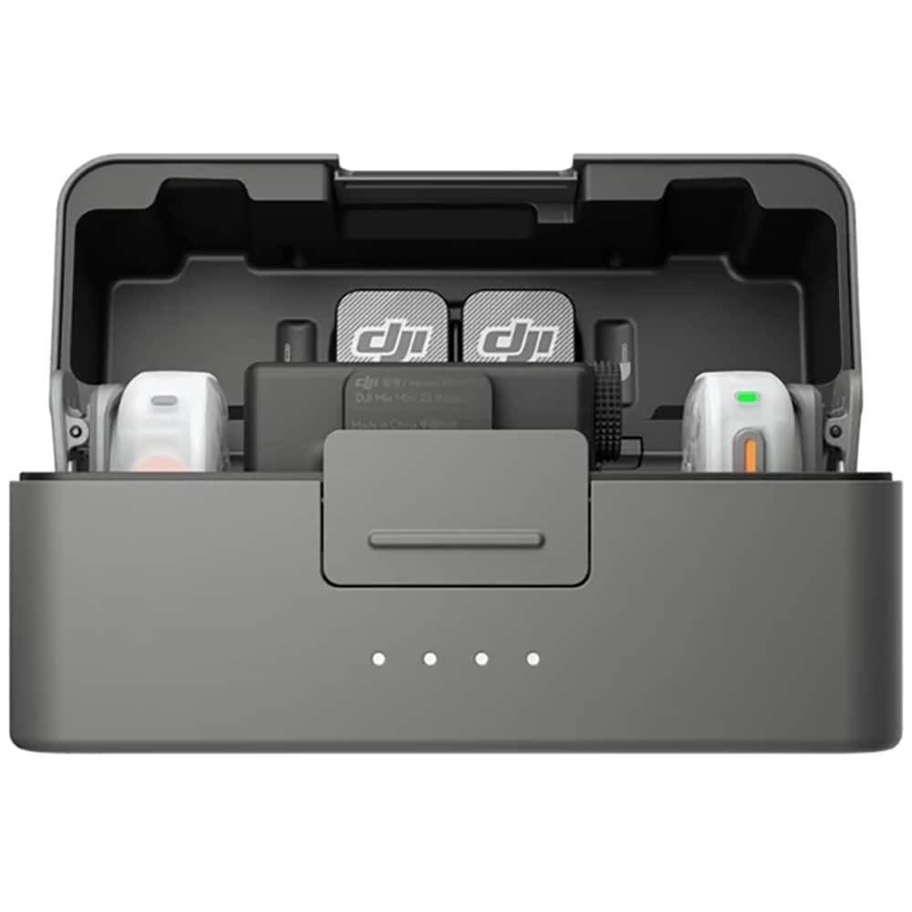 Microfon DJI Mic Mini 2S (2 TX + 1 RX + Charging Case), gri