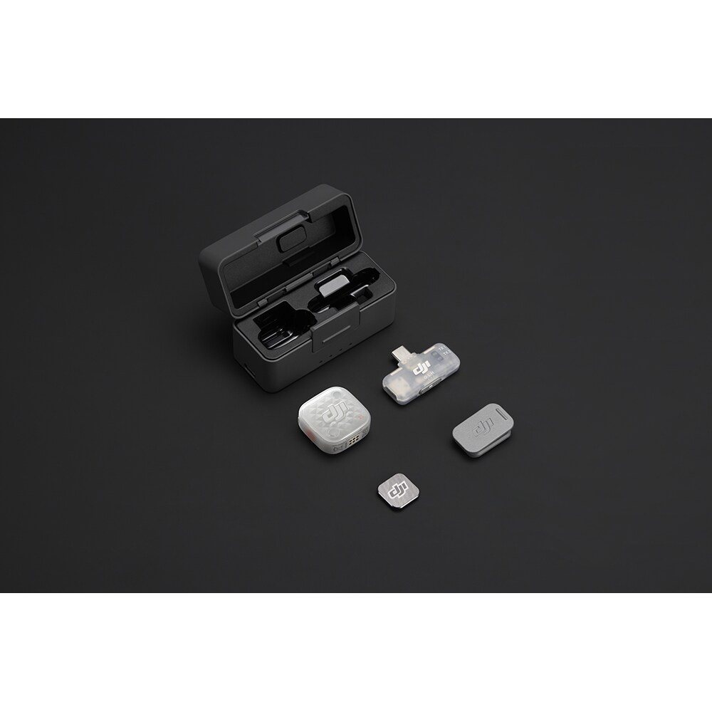 Microfon DJI Mic Mini 2S (1 TX+1 Mobile RX+Charging Case), gri