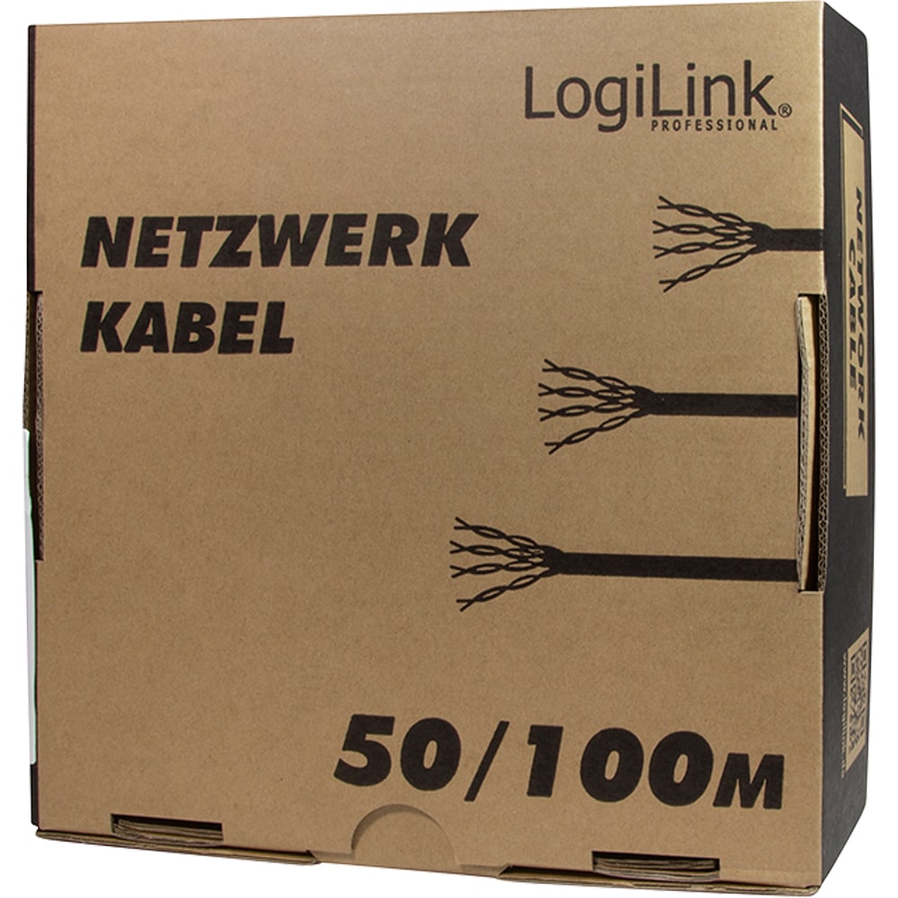 Cablu de retea S/FTP CAT6 LOGILINK CPV0039, 100 m, alb