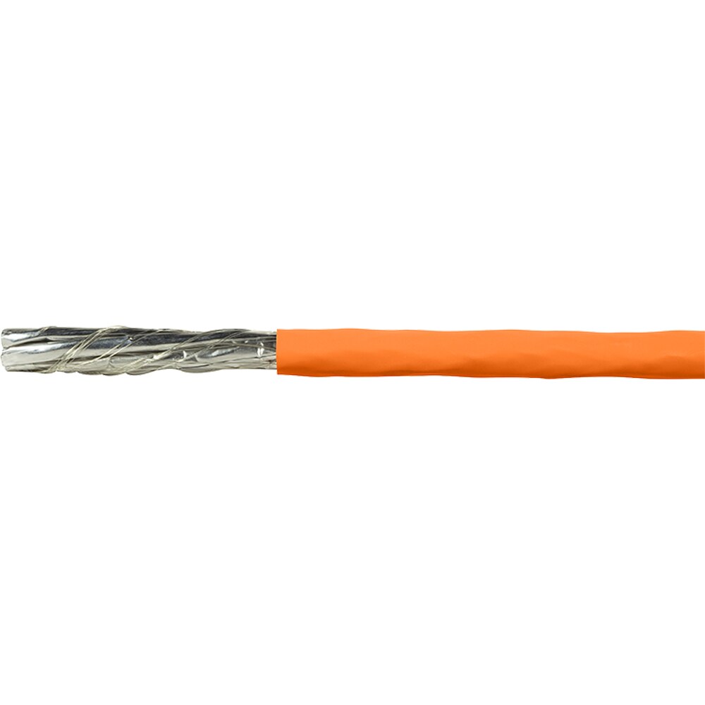 Cablu de retea S/FTP CAT7 LOGILINK CPV0060, 100 m, portocaliu