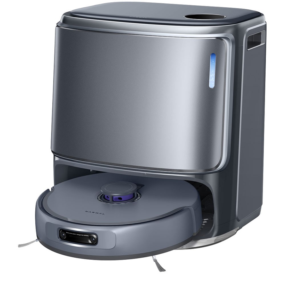 Aspirator robot NARWAL Freo Z10 Ultra CP-ZD-A00116-00-00, 0.3l, autonomie max 120 min, Wi-Fi, functie mop, gri