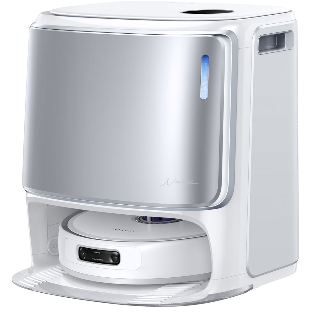 Aspirator robot NARWAL Freo Z10 Ultra CP-ZD-A00122-00-00, 0.3l, autonomie max 120 min, Wi-Fi, functie mop, argintiu