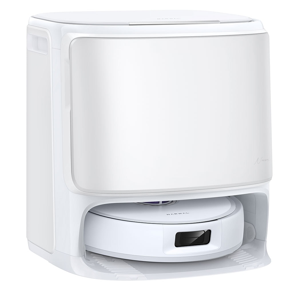 Aspirator robot NARWAL Freo X10 Pro CP-ZD-A00139-00-00, 0.3l, autonomie max 220 min, Wi-Fi, functie mop, alb