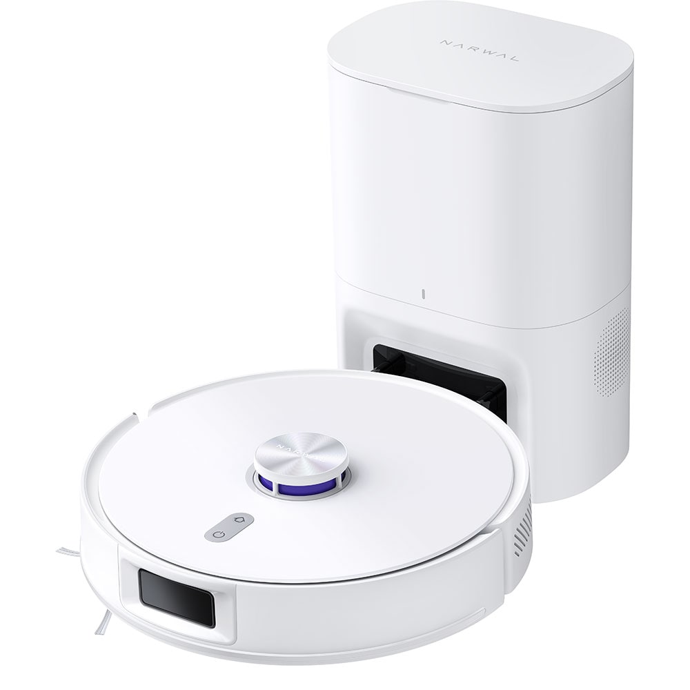 Aspirator robot NARWAL Freo S CP-ZD-A00198-00-00, 0.25l, autonomie max 150 min, Wi-Fi, functie mop, alb