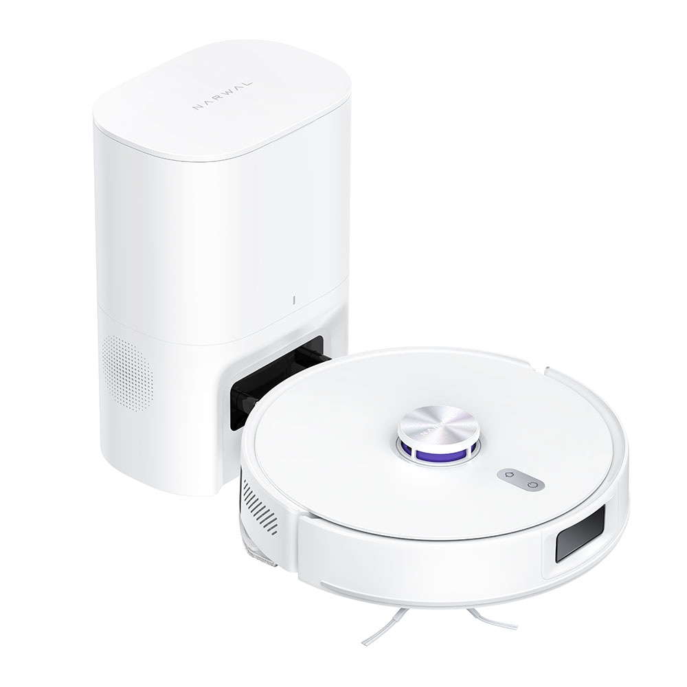 Aspirator robot NARWAL Freo S CP-ZD-A00198-00-00, 0.25l, autonomie max 150 min, Wi-Fi, functie mop, alb