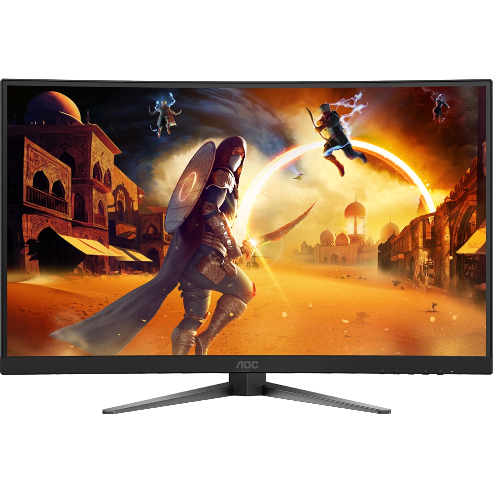 Monitor Gaming curbat WLED Fast VA AOC CQ27G4Z2, 27", QHD, 260Hz, HDR 400, negru