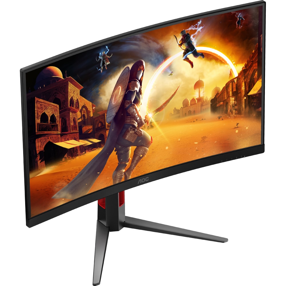 Monitor Gaming curbat WLED Fast VA AOC CQ27G4Z2, 27", QHD, 260Hz, HDR 400, negru
