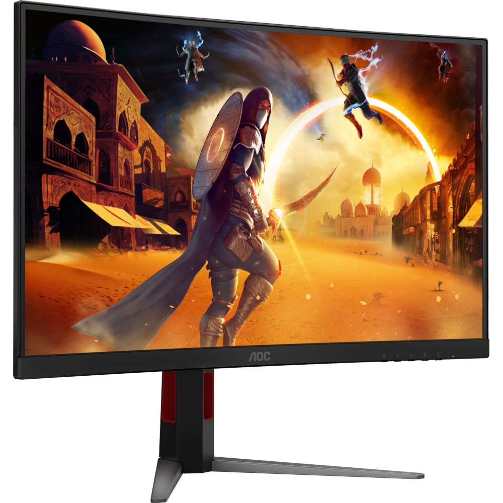 Monitor Gaming curbat WLED Fast VA AOC CQ27G4Z2, 27", QHD, 260Hz, HDR 400, negru