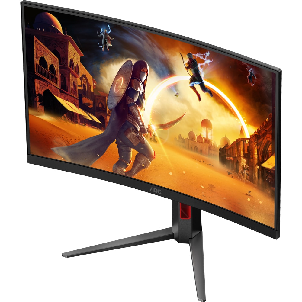 Monitor Gaming curbat WLED Fast VA AOC CQ27G4Z2, 27", QHD, 260Hz, HDR 400, negru