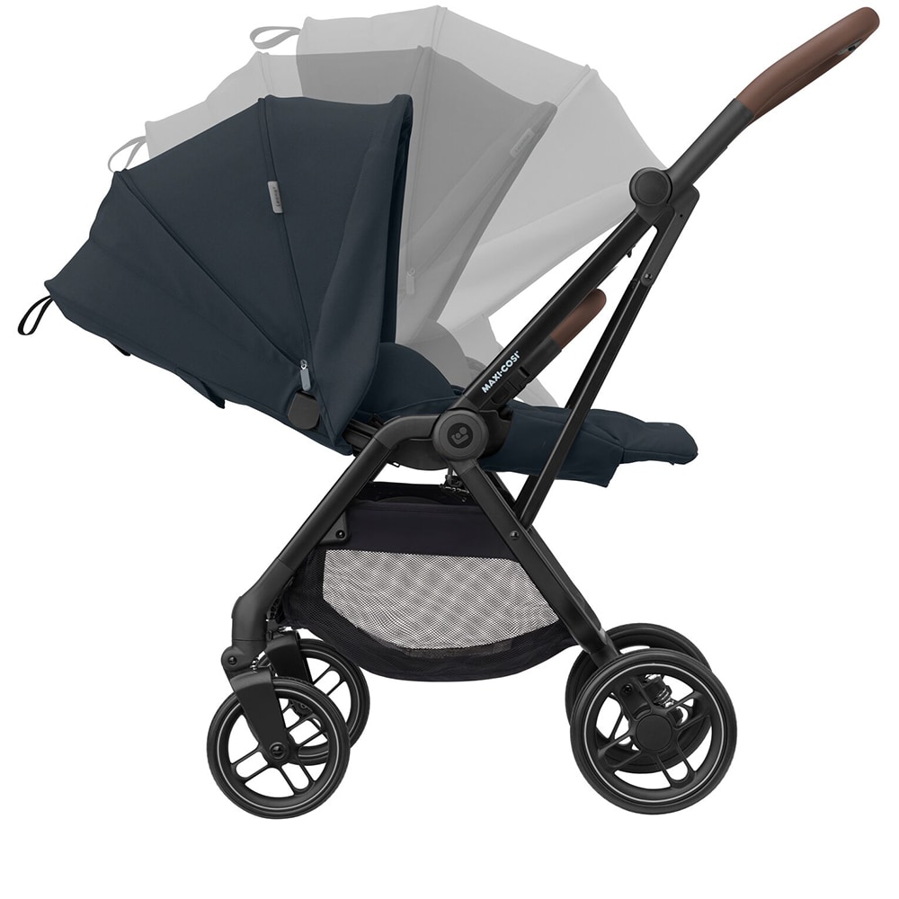 Carucior sport MAXI COSI Leona2 Essential 1204750111, 5 puncte, 0 luni+, gri inchis-negru