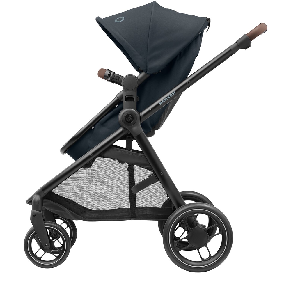 Carucior 2in1 MAXI COSI Zelia3 Essential 1210750110, 5 puncte, 0 luni+, gri inchis-negru