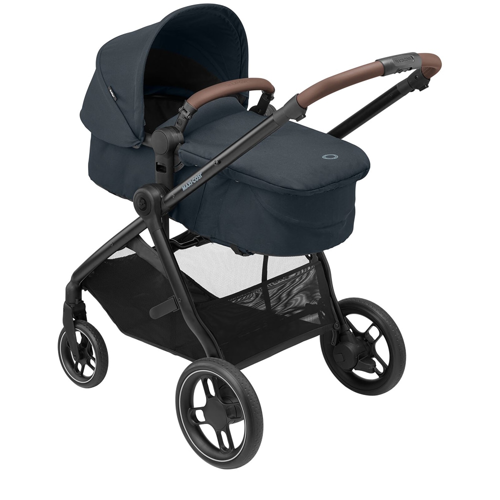 Carucior 2in1 MAXI COSI Zelia3 Essential 1210750110, 5 puncte, 0 luni+, gri inchis-negru