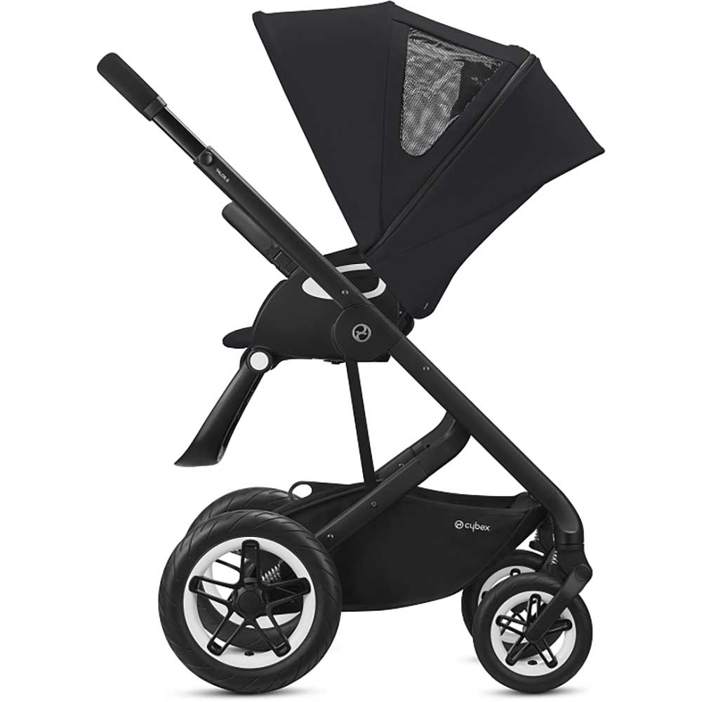 Carucior 3in1 CYBEX Talos S Lux Aton BLK 521004899, 5 puncte, 0 luni+, negru