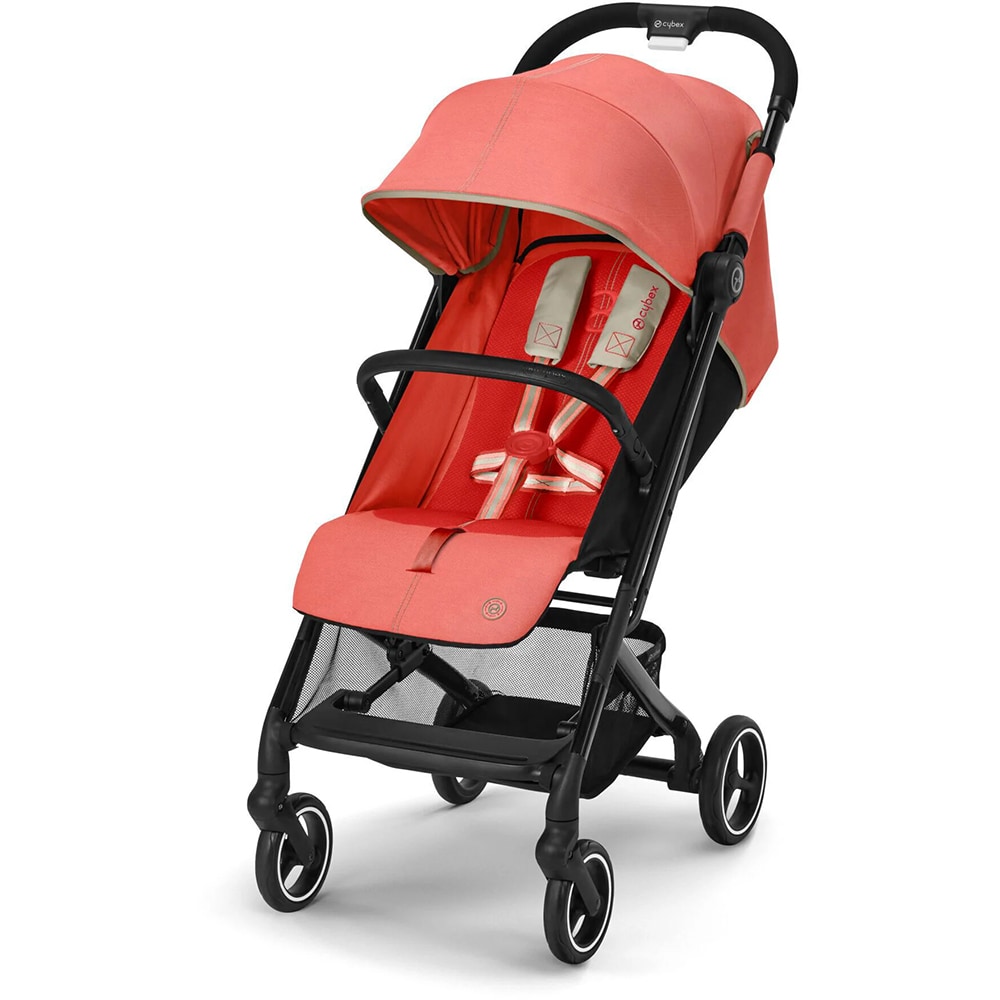 Carucior sport CYBEX Beezy 523000211, 5 puncte, 0 luni+, corai-negru