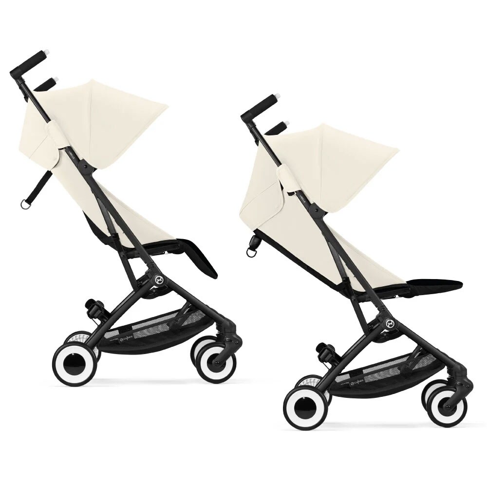 Carucior CYBEX Libelle 524000271, 5 puncte, 6 luni+, alb-negru