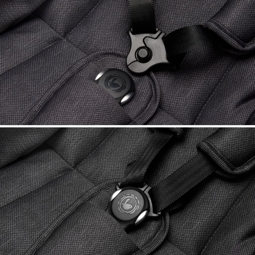 Carucior AVOVA City Ranger AV1209008, 5 puncte, 0 luni+, gri inchis