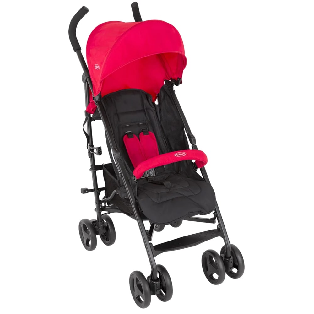 Carucior sport GRACO Travelite G6BF999CHRE, 5 puncte, 0 luni+, rosu-negru