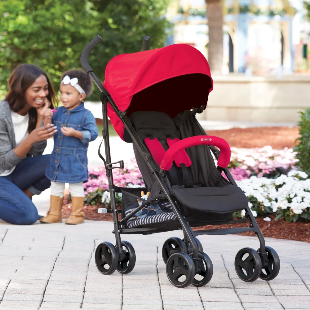 Carucior sport GRACO Travelite G6BF999CHRE, 5 puncte, 0 luni+, rosu-negru