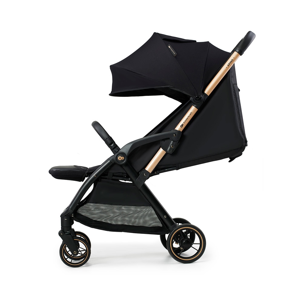 Carucior sport KINDERKRAFT Apino KSAPIN00BLK, 5 puncte, 0 luni+, negru