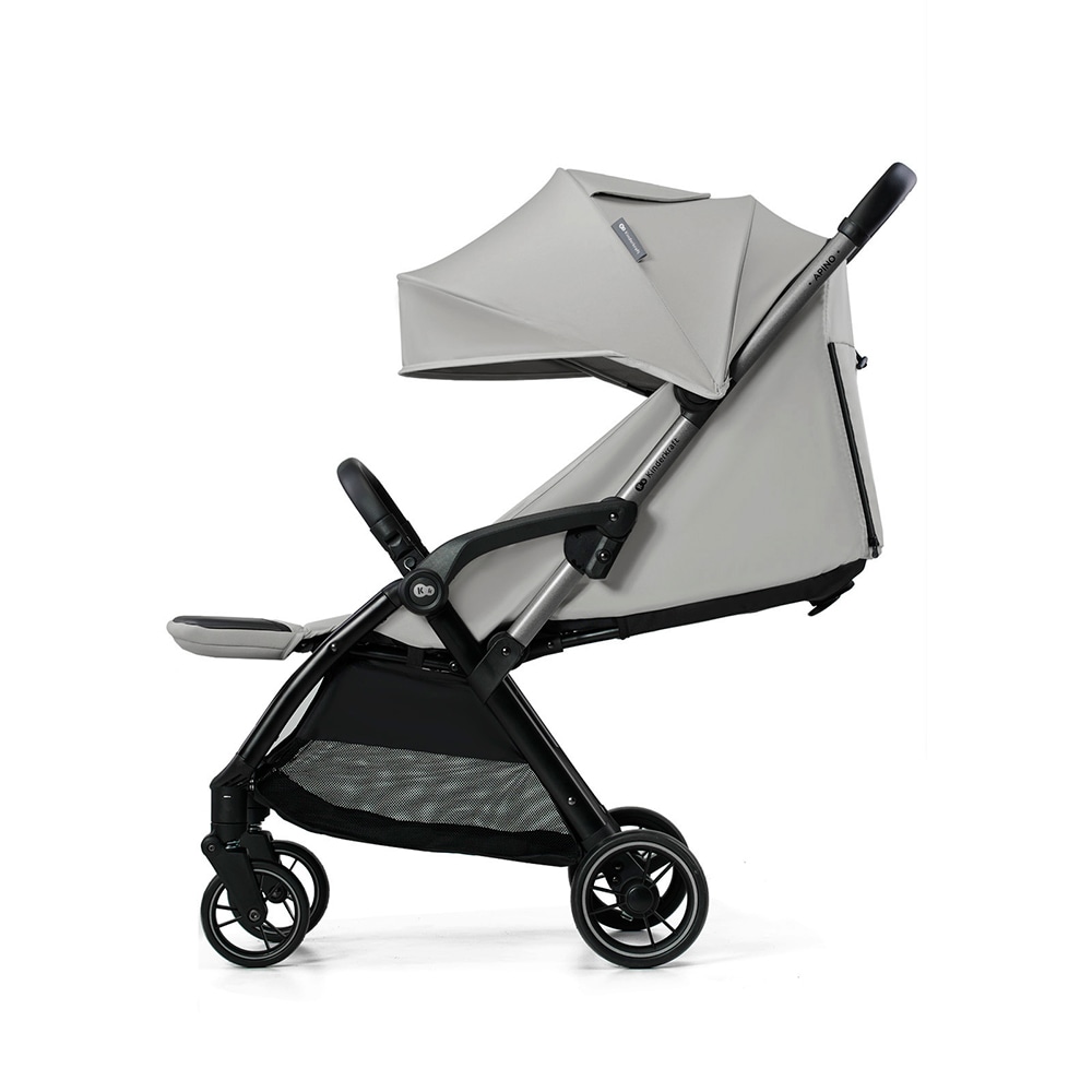 Carucior sport KINDERKRAFT Apino KSAPIN00GRY, 5 puncte, 0 luni+, gri-negru