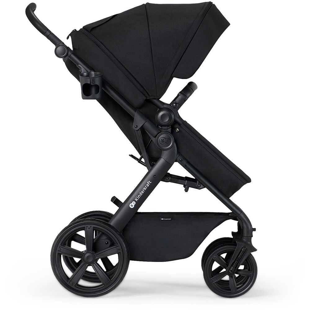 Carucior 3in1 KINDERKRAFT Atour Pro KSATOU00BLK30, 5 puncte, 0 luni+, negru