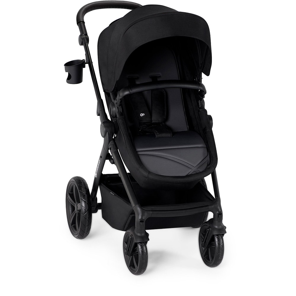 Carucior 3in1 KINDERKRAFT A-Tour KSATOU00BLK3, 5 puncte, 0 luni+, negru
