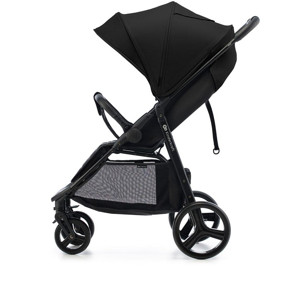 Carucior sport KINDERKRAFT Rine KSRINE00BLK0, 5 puncte, 0 luni+, negru