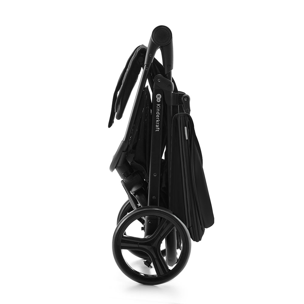Carucior sport KINDERKRAFT Rine KSRINE00BLK0, 5 puncte, 0 luni+, negru