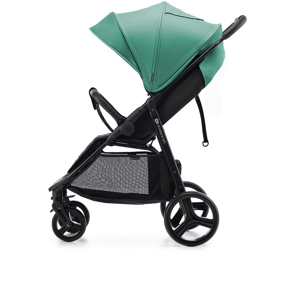 Carucior sport KINDERKRAFT Rine KSRINE00GRE0, 5 puncte, 0 luni+, verde-negru