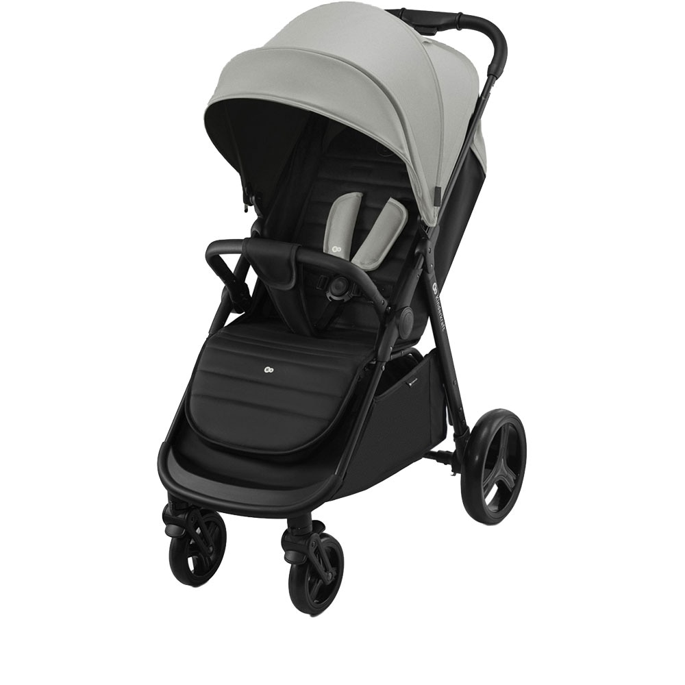 Carucior sport KINDERKRAFT Rine KSRINE00GRY0, 5 puncte, 0 luni+, gri-negru