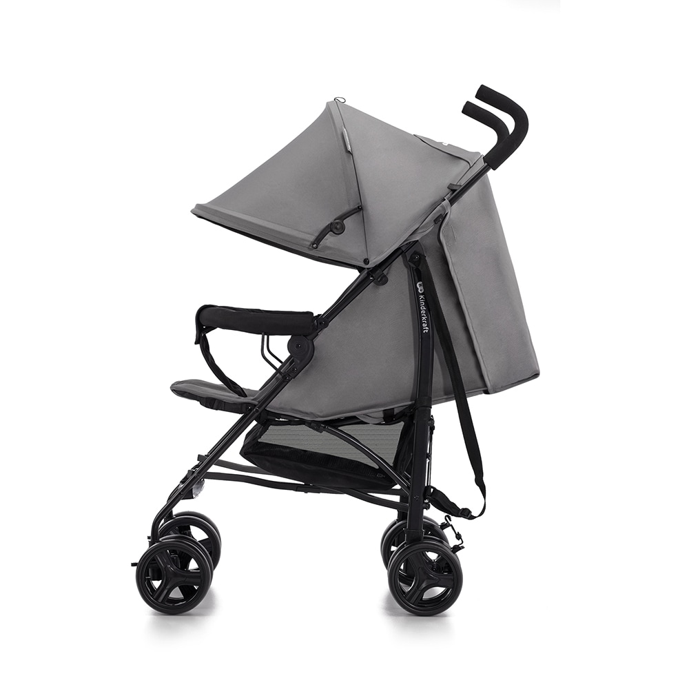 Carucior sport KINDERKRAFT Tik KSTIK000GRY, 5 puncte, 0 luni+, gri-negru