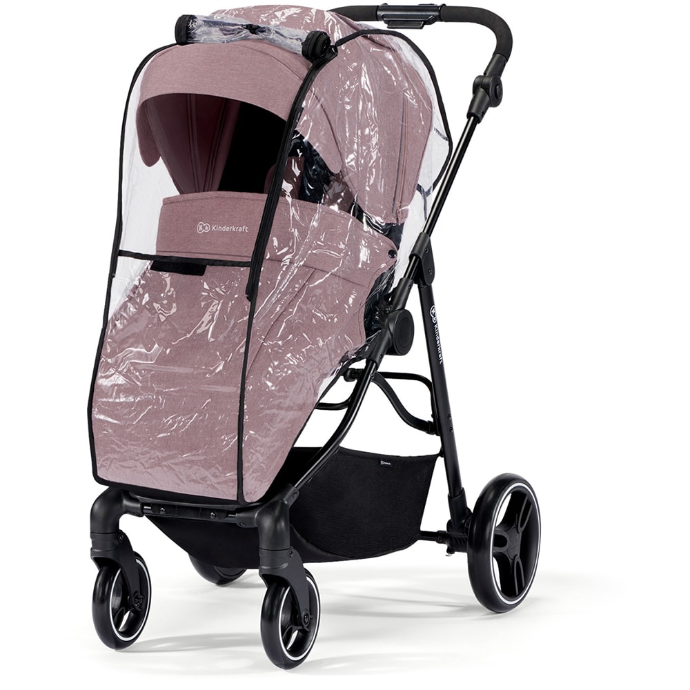Carucior KINDERKRAFT Vesto KSVEST00PNK, 5 puncte, 0 luni+, roz-negru