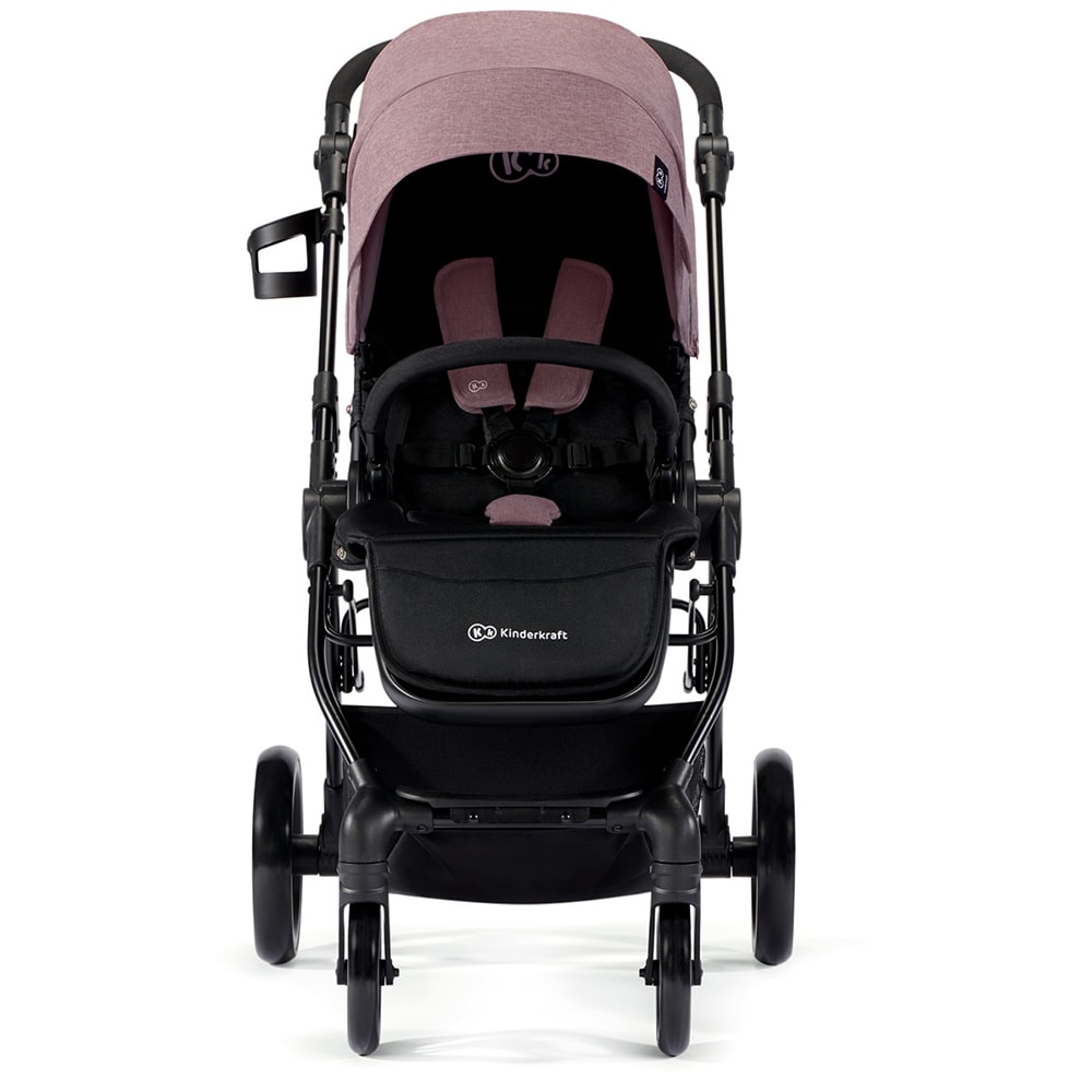 Carucior KINDERKRAFT Vesto KSVEST00PNK, 5 puncte, 0 luni+, roz-negru