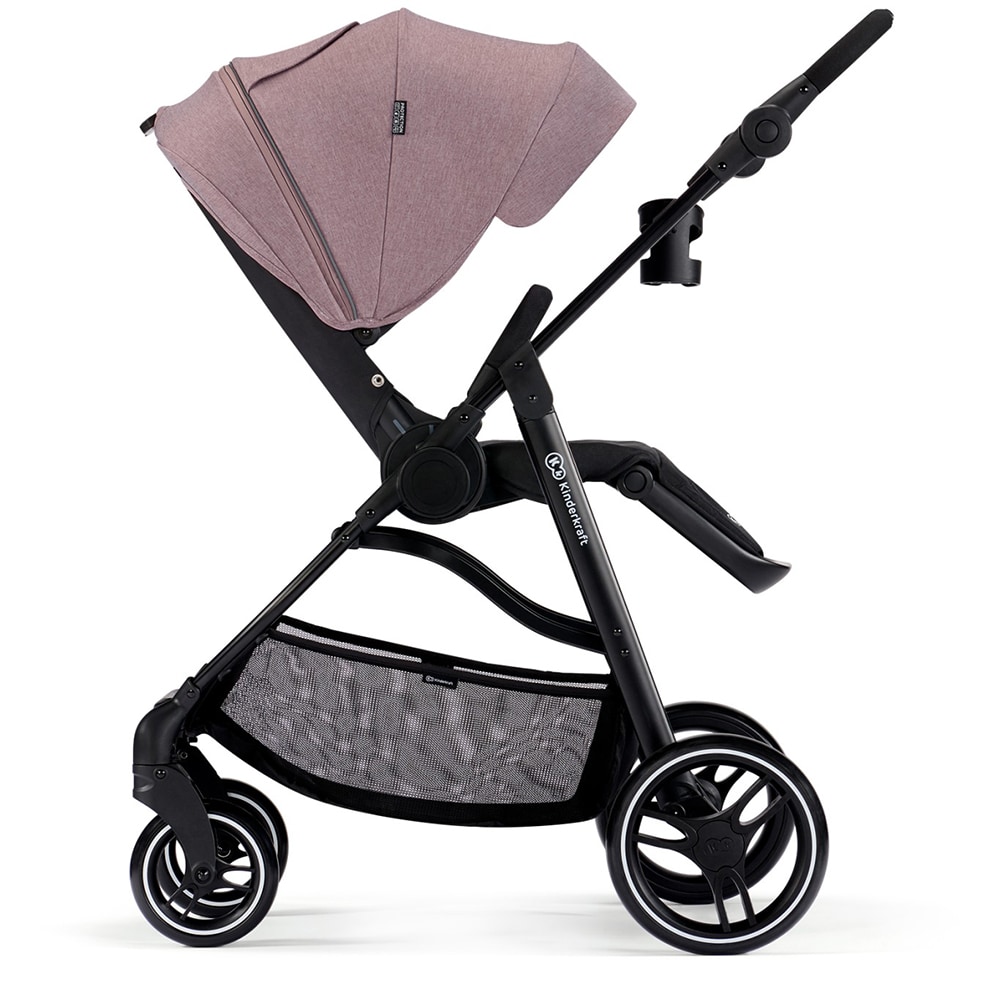 Carucior KINDERKRAFT Vesto KSVEST00PNK, 5 puncte, 0 luni+, roz-negru
