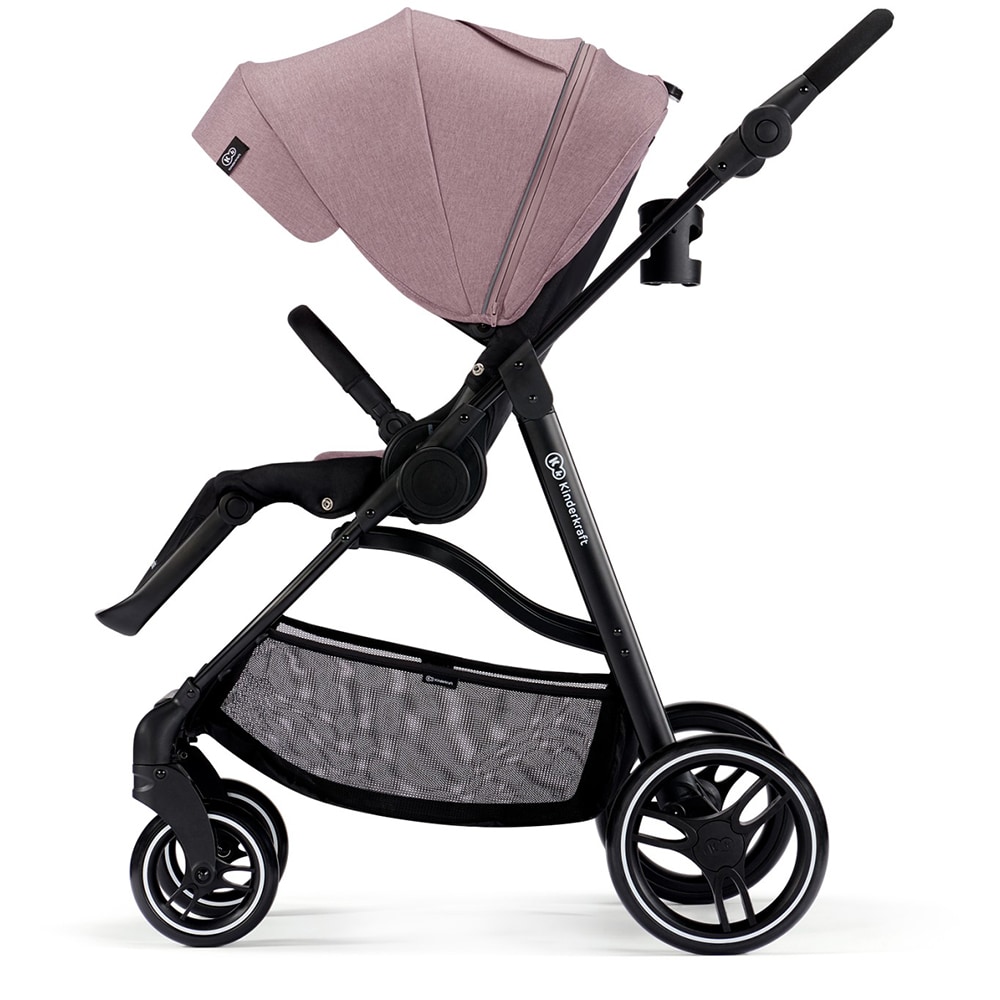 Carucior KINDERKRAFT Vesto KSVEST00PNK, 5 puncte, 0 luni+, roz-negru