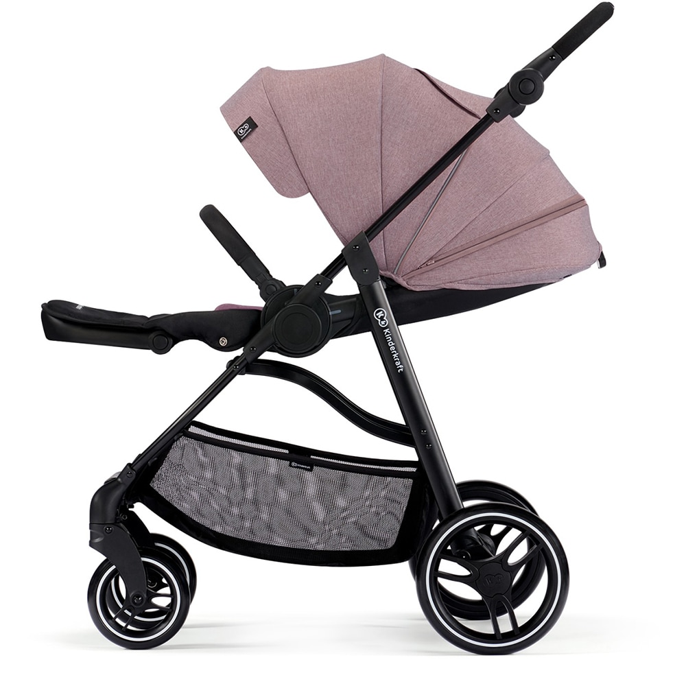 Carucior KINDERKRAFT Vesto KSVEST00PNK, 5 puncte, 0 luni+, roz-negru