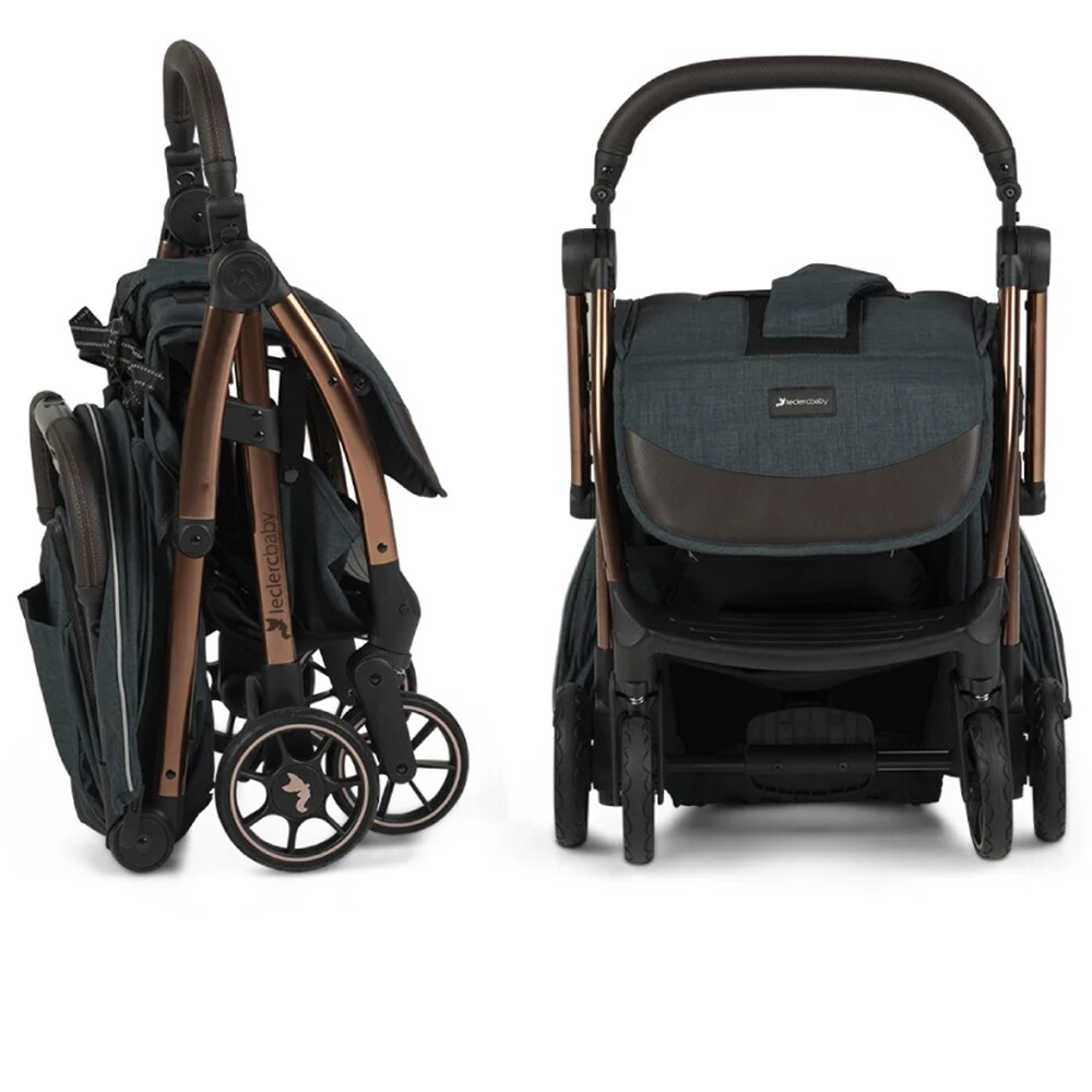 Carucior sport LECLERC Influencer Air LEC20016, 5 puncte, 0 luni+, bleumarin-maro