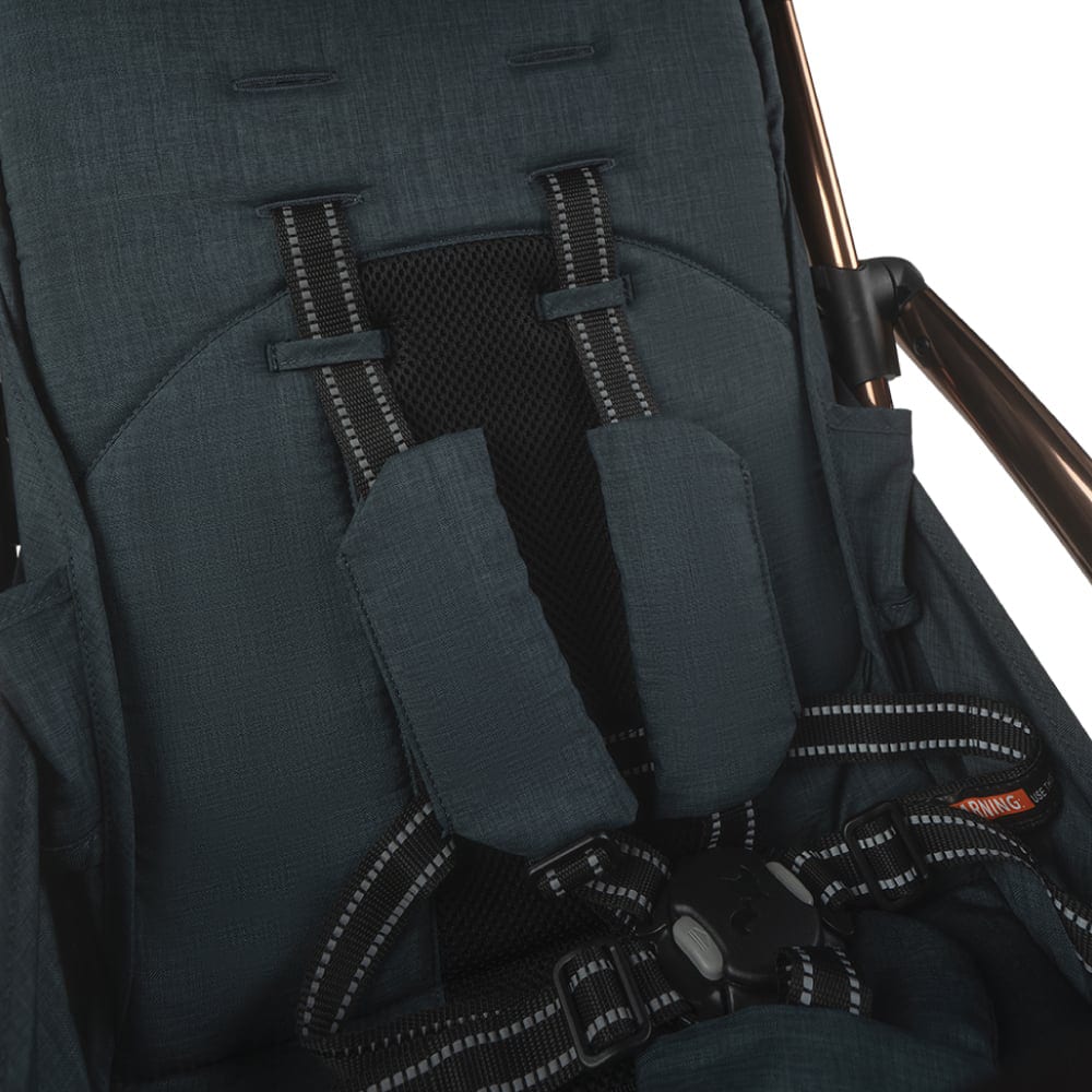 Carucior sport LECLERC Influencer Air LEC20016, 5 puncte, 0 luni+, bleumarin-maro