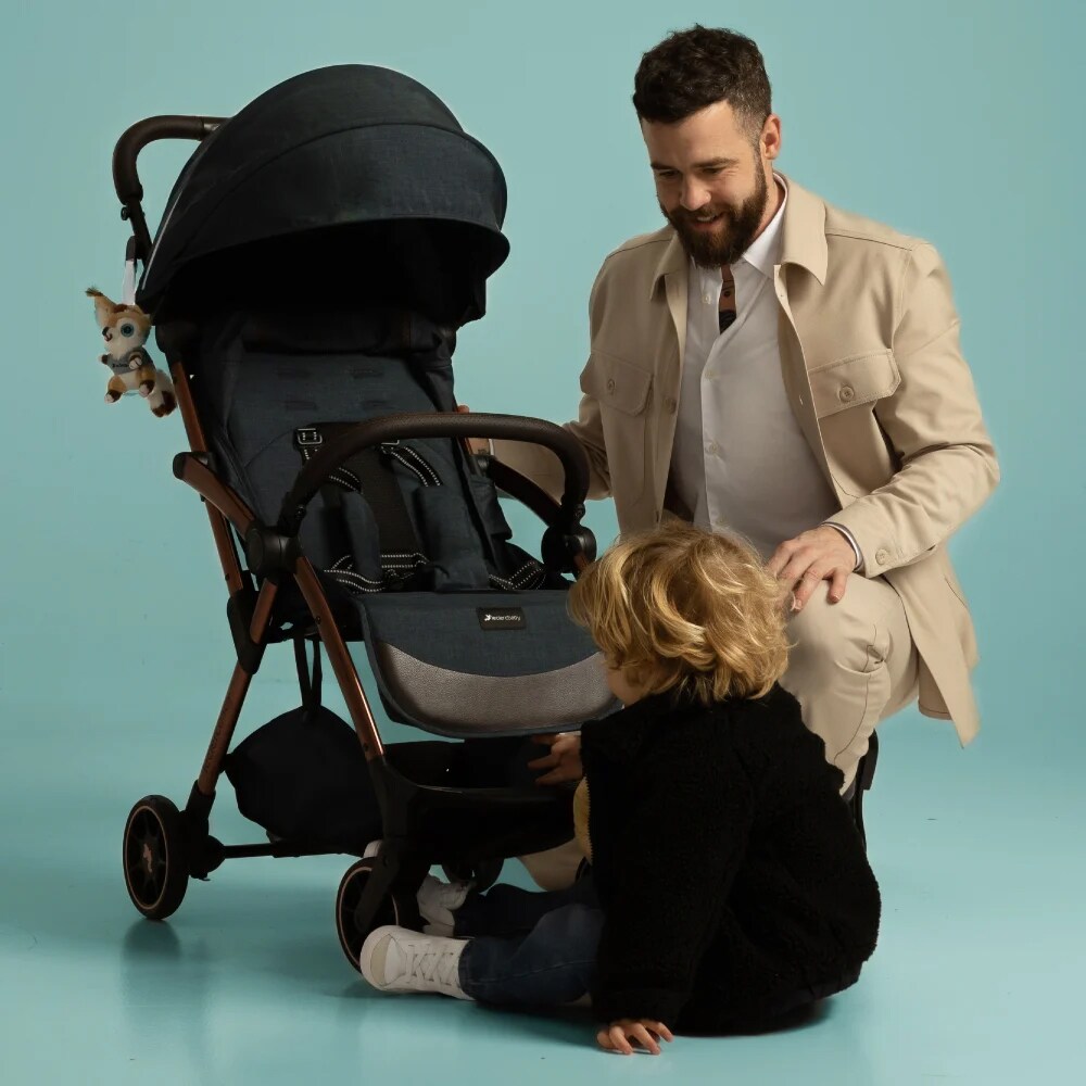 Carucior sport LECLERC Influencer Air LEC20016, 5 puncte, 0 luni+, bleumarin-maro