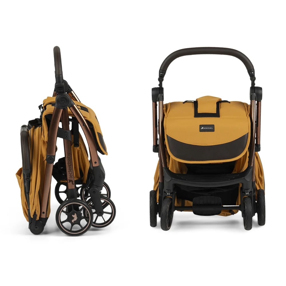 Carucior sport LECLERC Influencer Air LEC20017, 5 puncte, 0 luni+, camel-negru