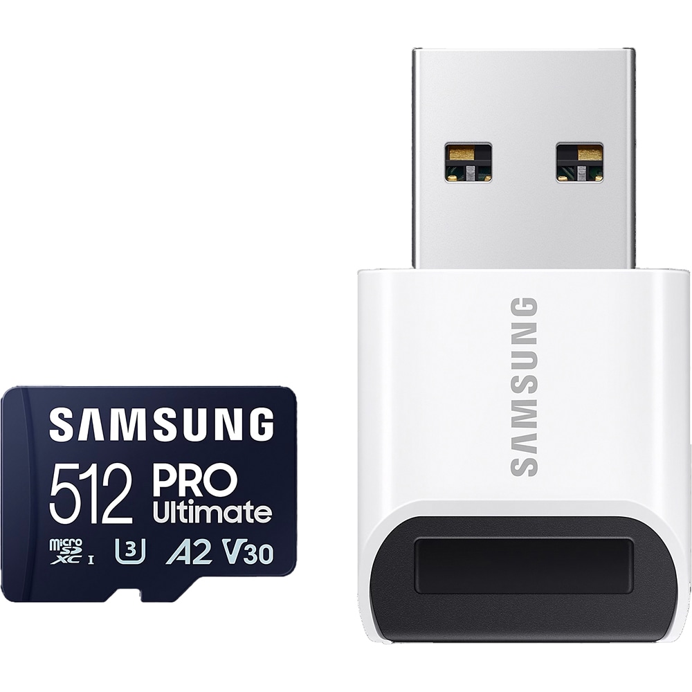 Card de memorie SAMSUNG Pro Ultimate, microSDXC, 512GB, 200MB/s, clasa U3