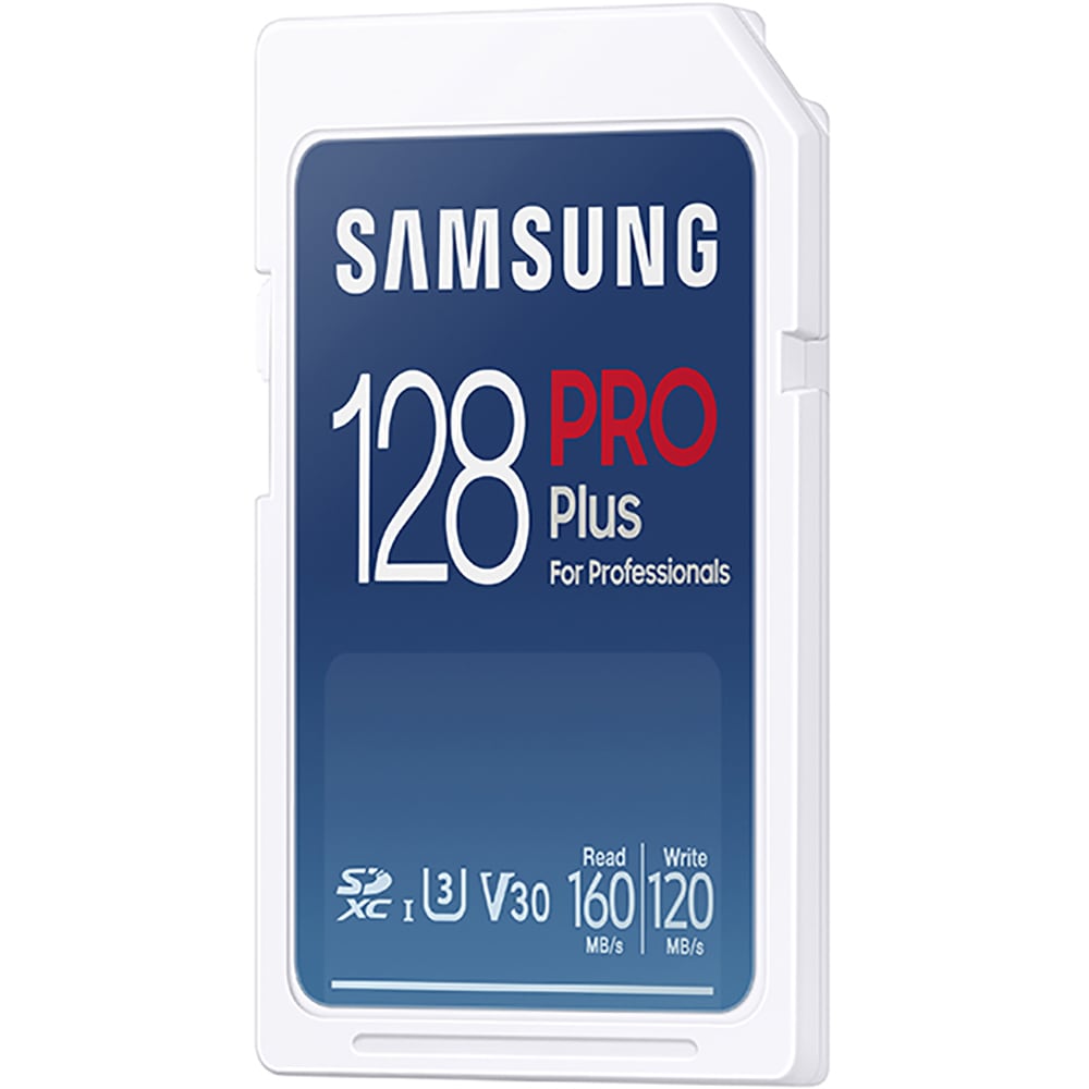 Card de memorie SAMSUNG PRO Plus, SDXC, 128GB, 180MB/s, clasa U3/V30/10, UHS-I