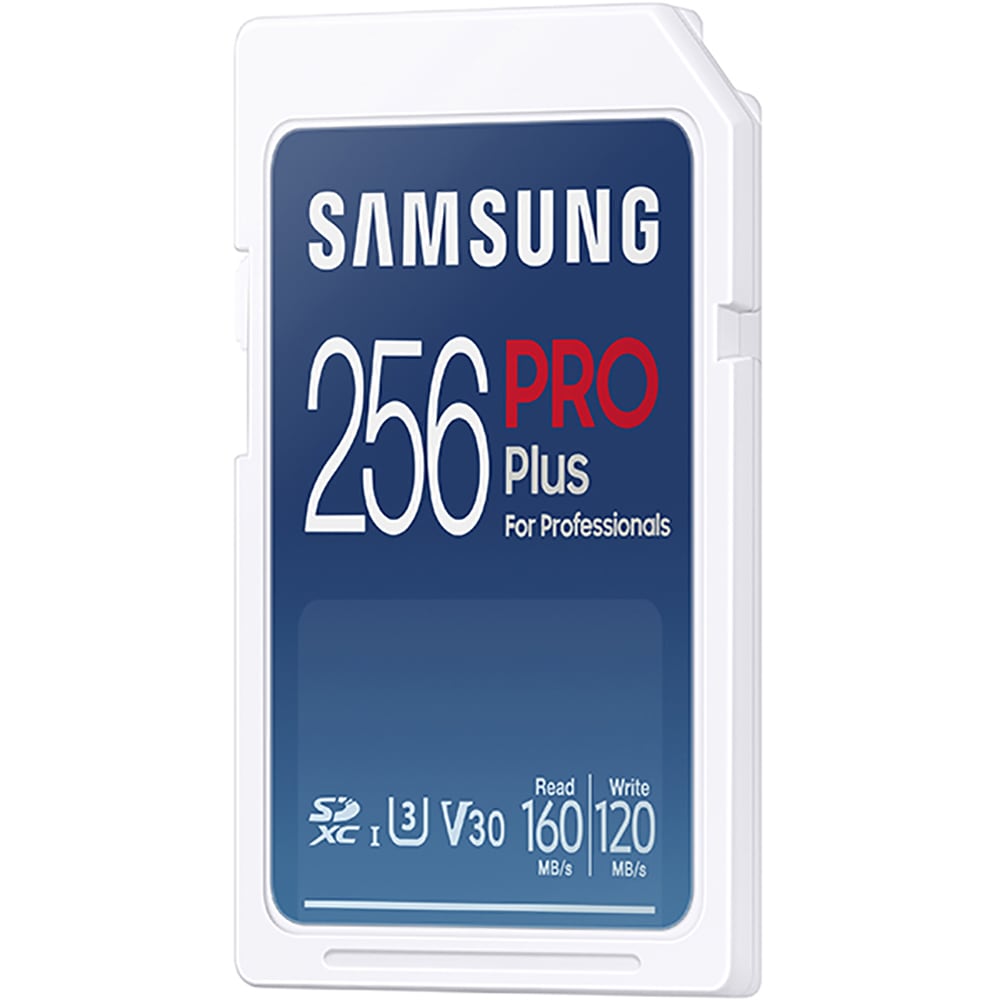 Card de memorie SAMSUNG PRO Plus, SDXC, 256GB, 180MB/s, clasa U3/V30/10, UHS-I