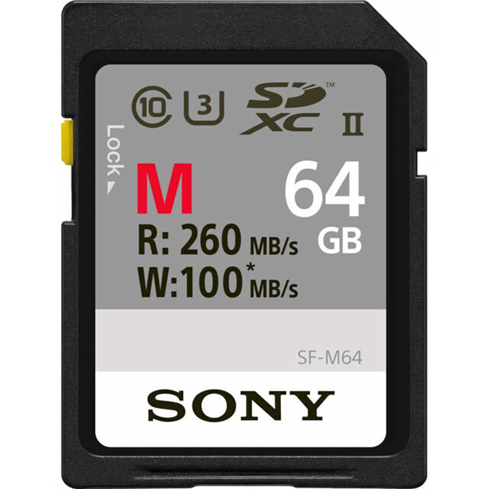 Card de memorie SONY SF-M, SDXC, 64GB, 277MB/s , clasa 10, U3, UHS-II