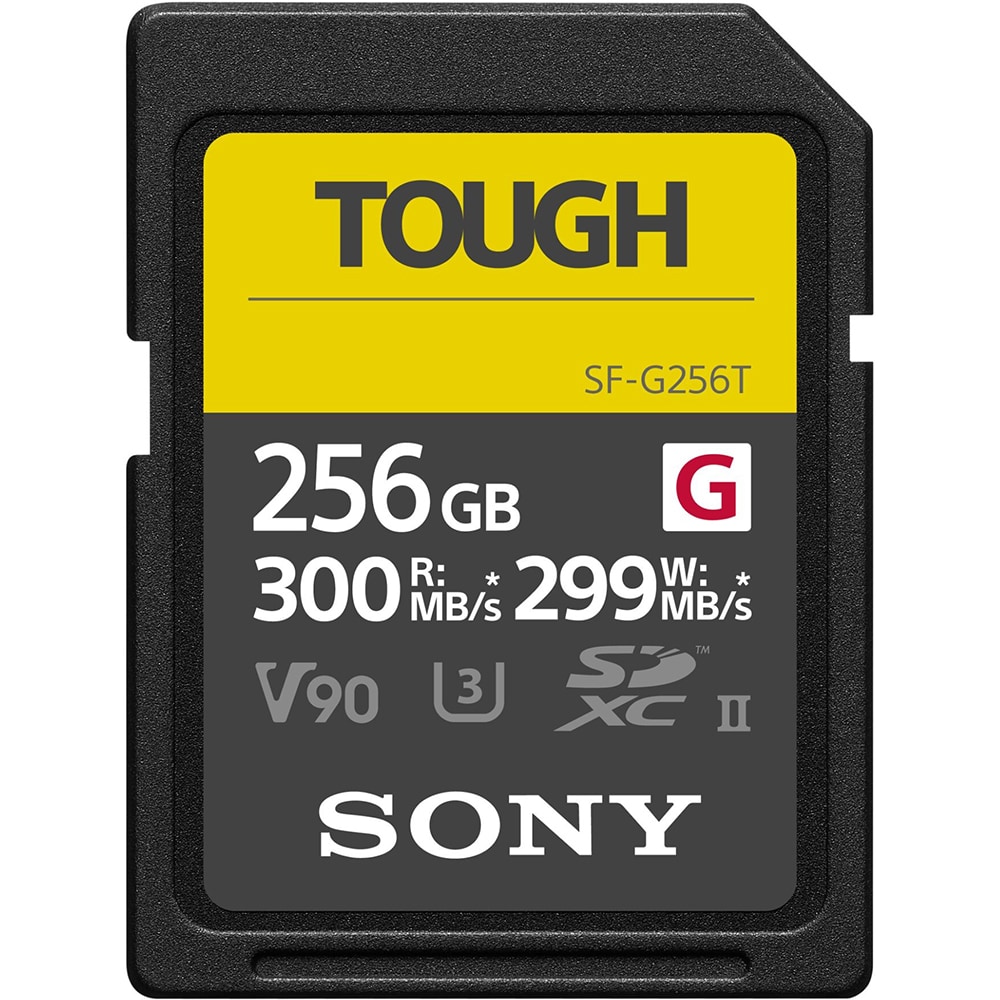 Card de memorie SONY SF-G Tough, SDXC, 256GB, 300MB/s, clasa 10, U3, V90, UHS-II