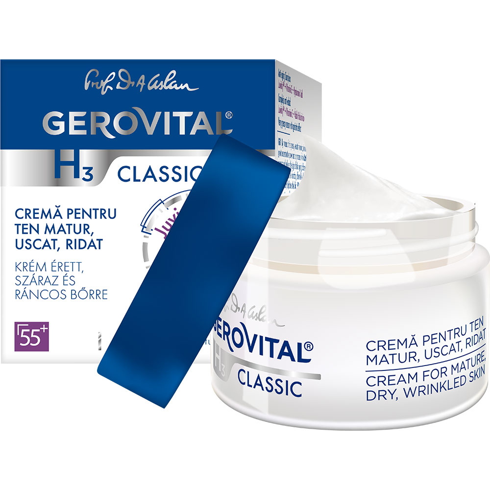 Crema de fata GEROVITAL H3 Classic Ten matur, 50ml