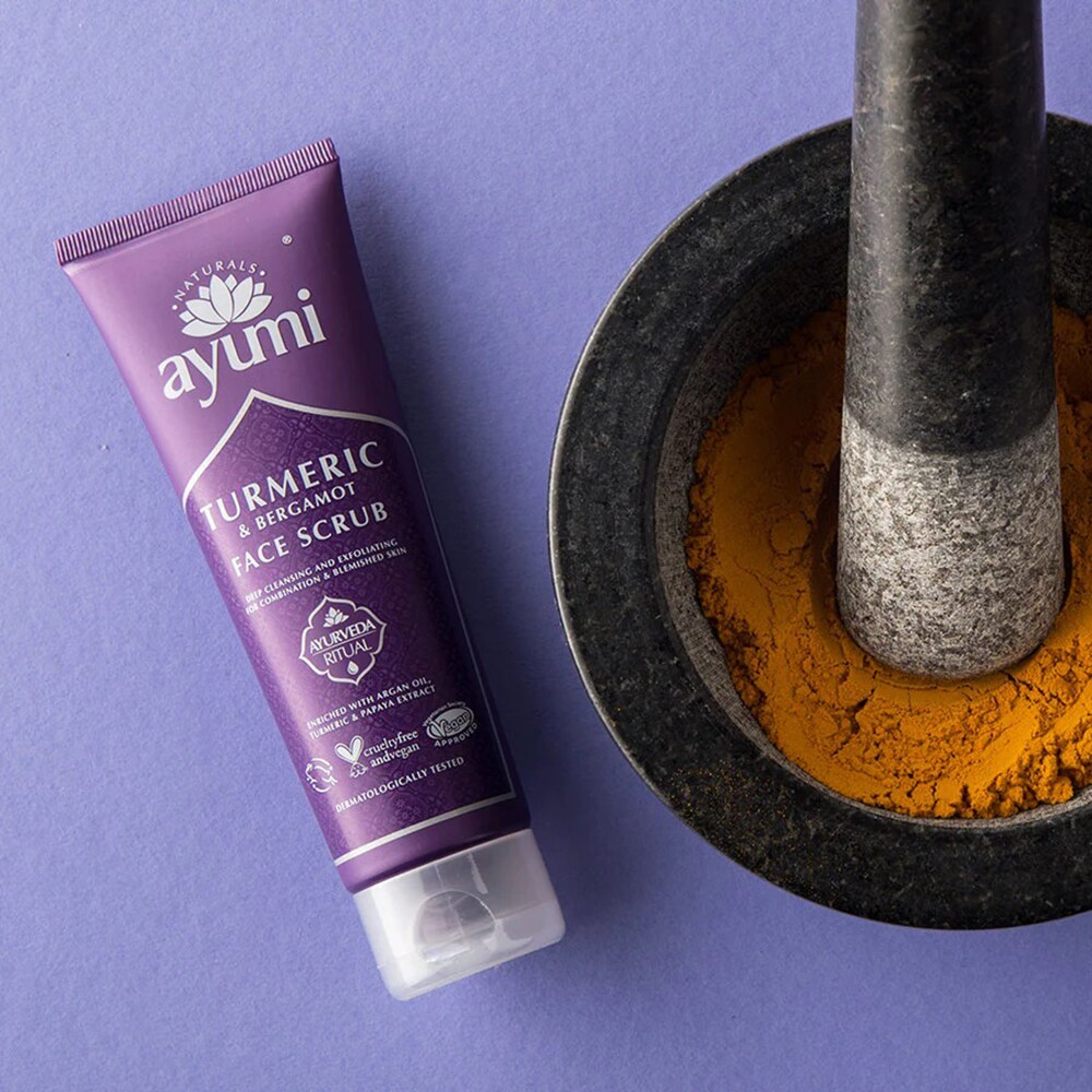 Scrub cu turmeric si bergamota AYUMI, 125ml