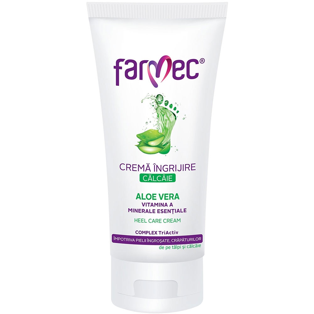 Crema ingrijire calcaie FARMEC Aloe Vera, 100ml