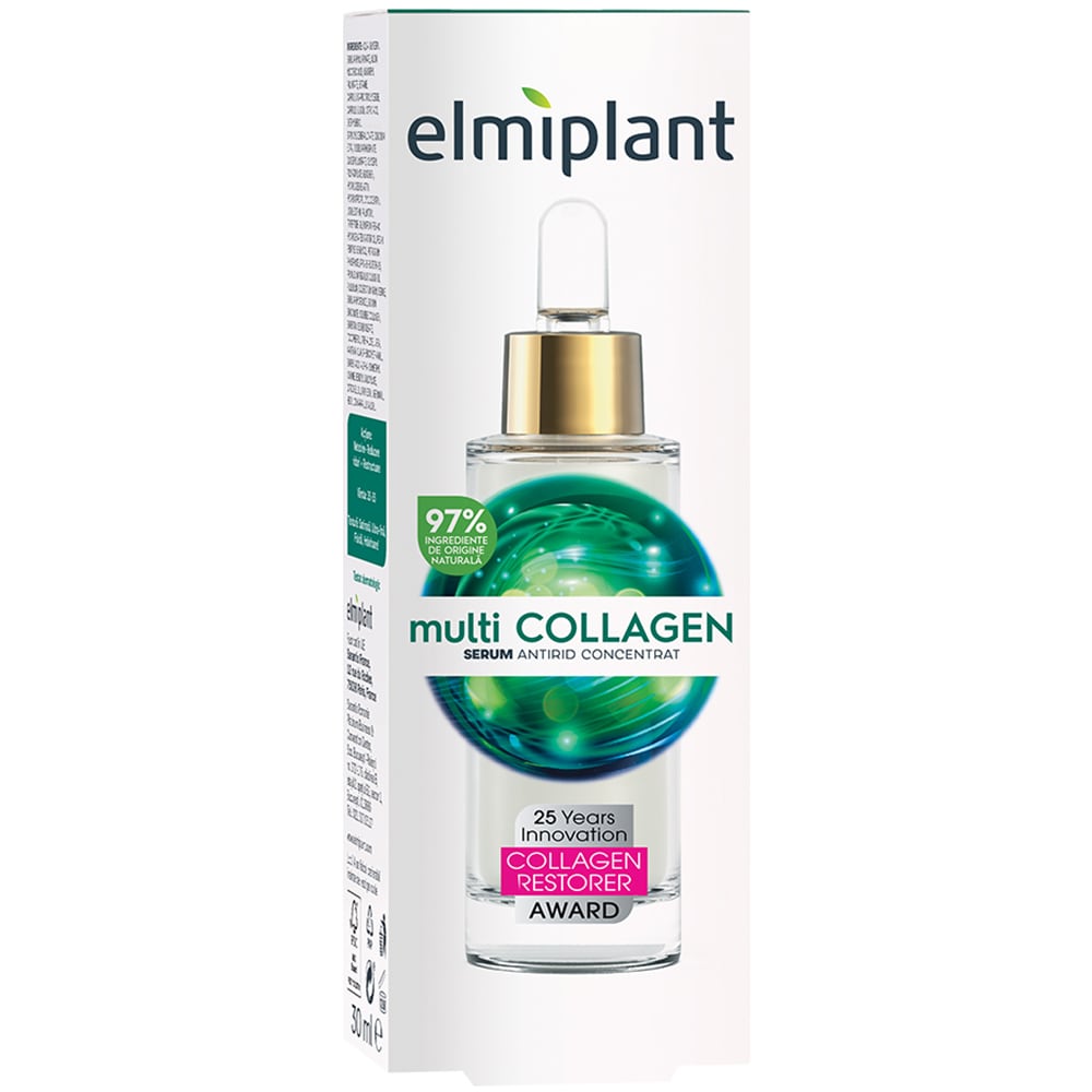 Ser pentru fata ELMIPLANT Multicollagen, 30ml