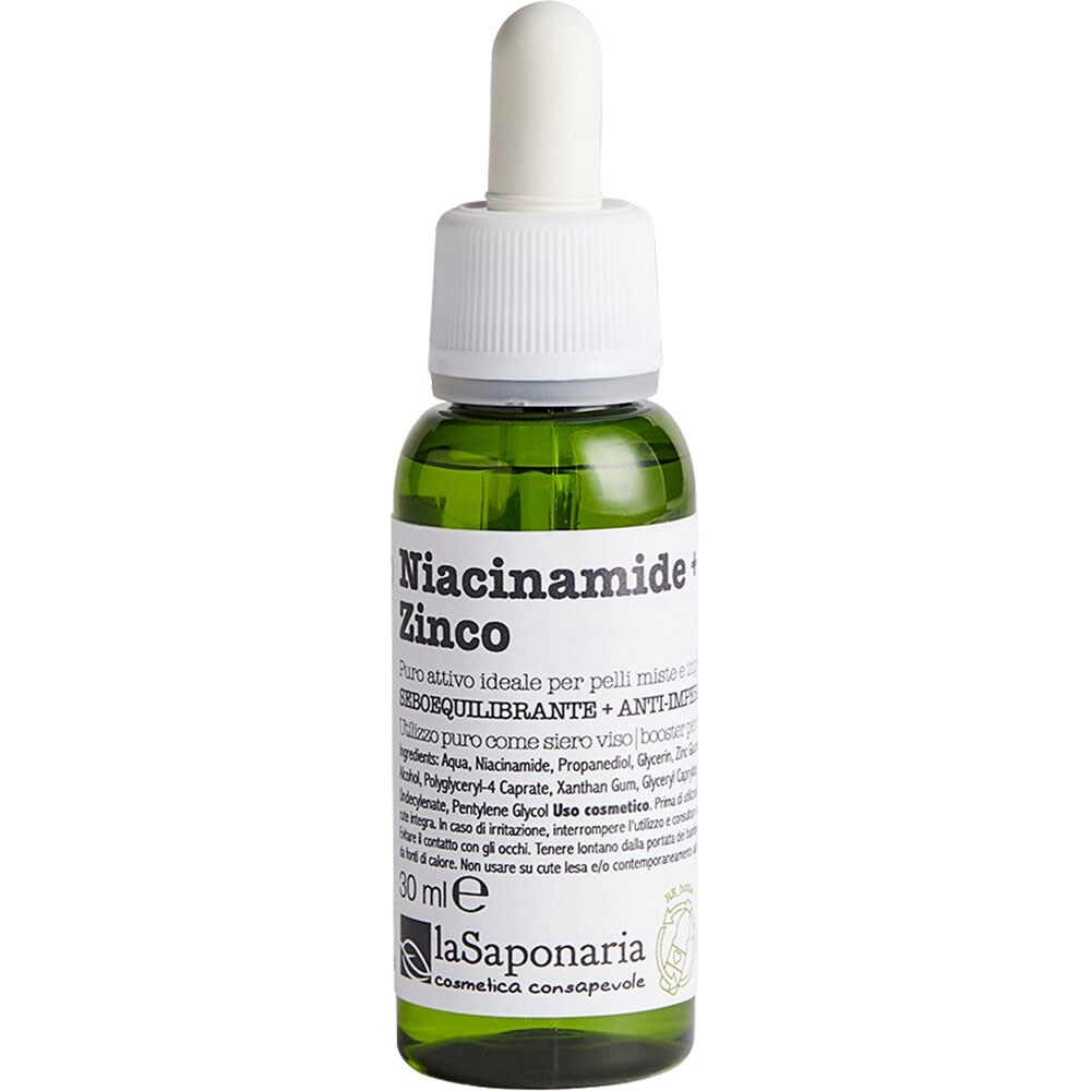 Ser pentru fata LA SAPONARIA Niacinamide si Zinc, 30ml